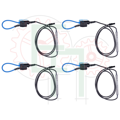 S 2094 --- 4 шт. A 1501, 1-фазних гнучких струмових кліщів 3000/300/30 А / 1 В